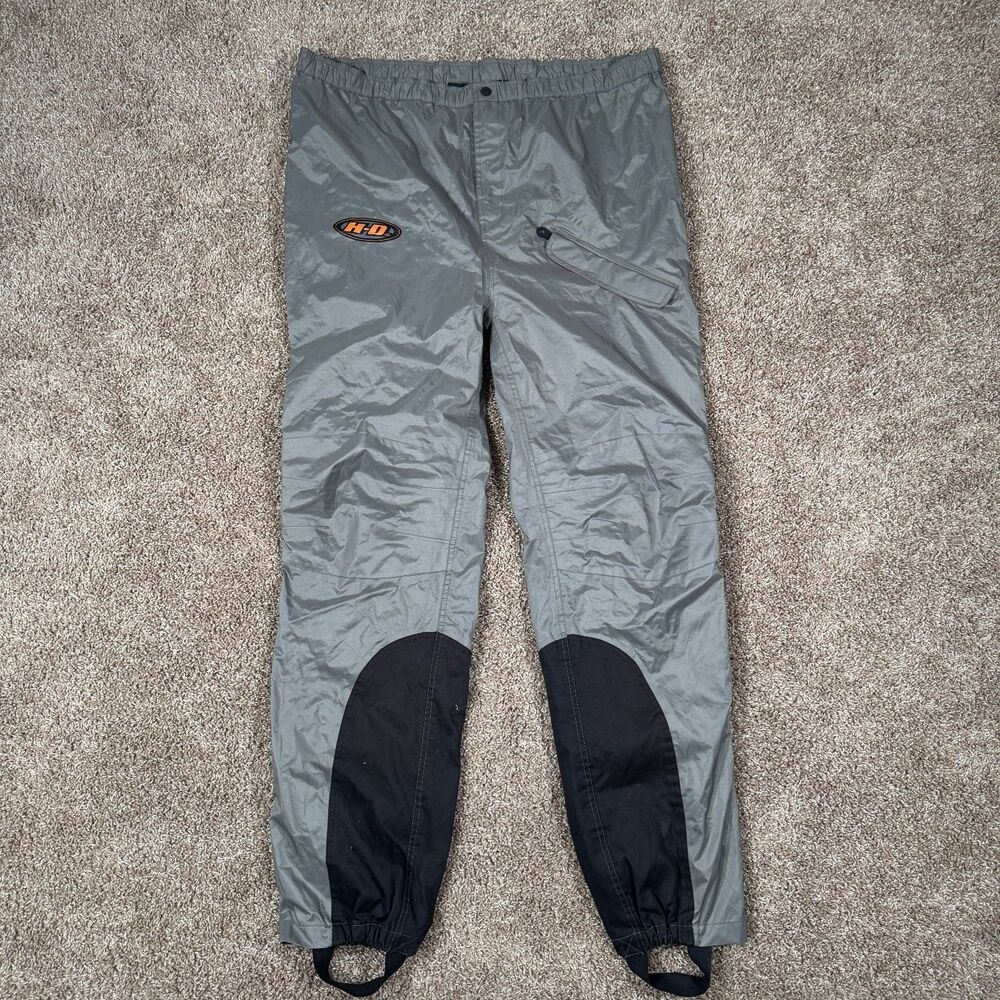 Harley-Davidson Rain Pants Mens 2XL Gray Waterproof Motorcycle HD Overpants Gear